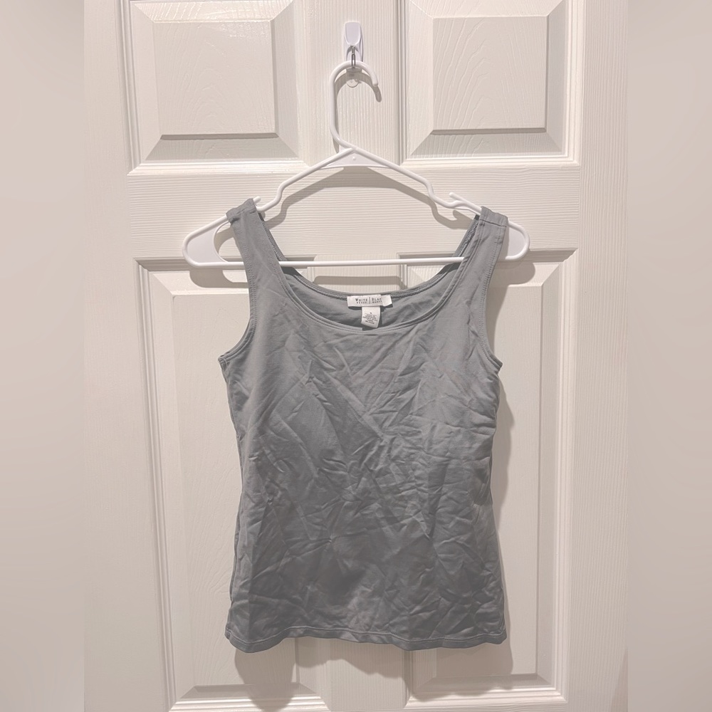 White house |Black market Gray spadex tank Size Small